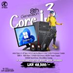 Intel Core i3 8th Used Desktop Full Set